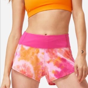 OV Hudson 2.5" Short orange pink tie dye